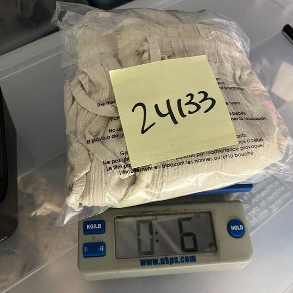 Cider Boho Lounge Shorts Crinkle Gauze Drawstring Tassel Waist Beige Casual 2XL - Picture 11 of 11